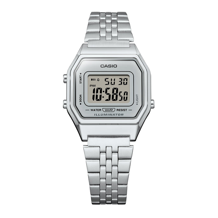 Casio Vintage LA680WA-7 Silver Digital Watch