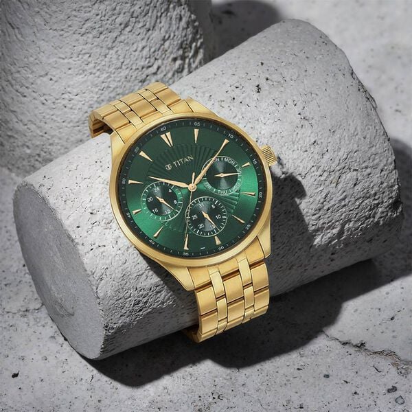 Titan Opulent Green Dial - NT90127YM05