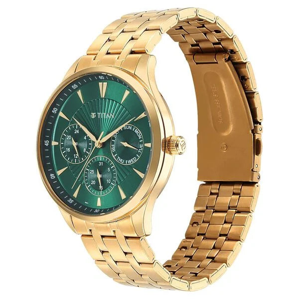 Titan Opulent Green Dial - NT90127YM05