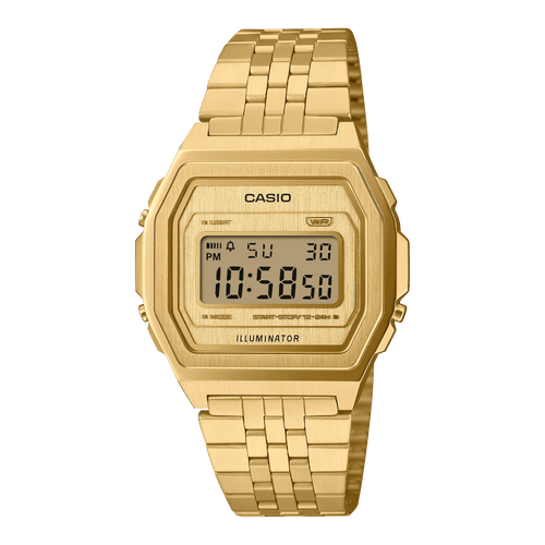 Casio Vintage A1000G-9 full metal gold digital watch