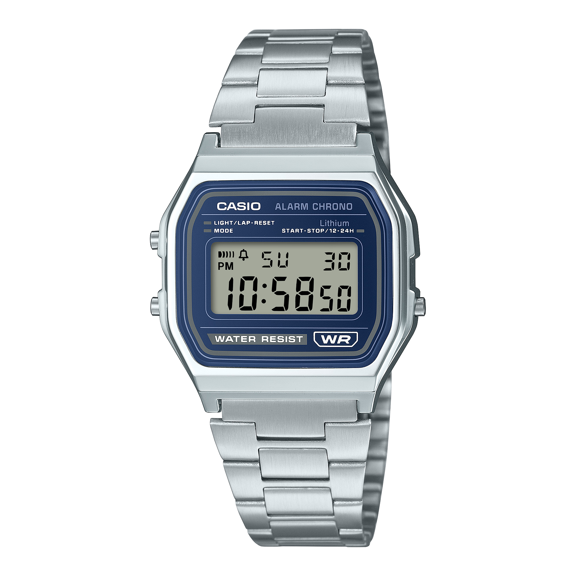 Casio Vintage A158WEA-2 blue digital watch