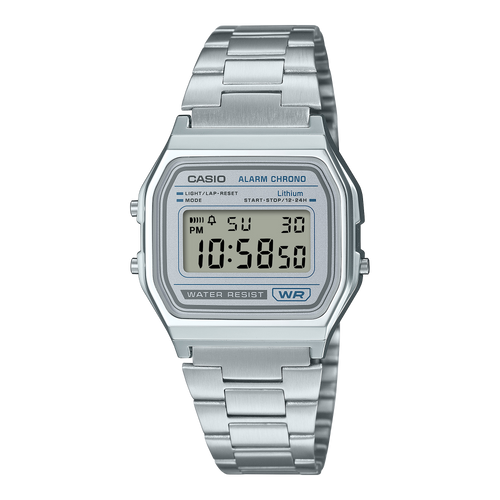 Casio Vintage A158WEA-7 blue digital watch
