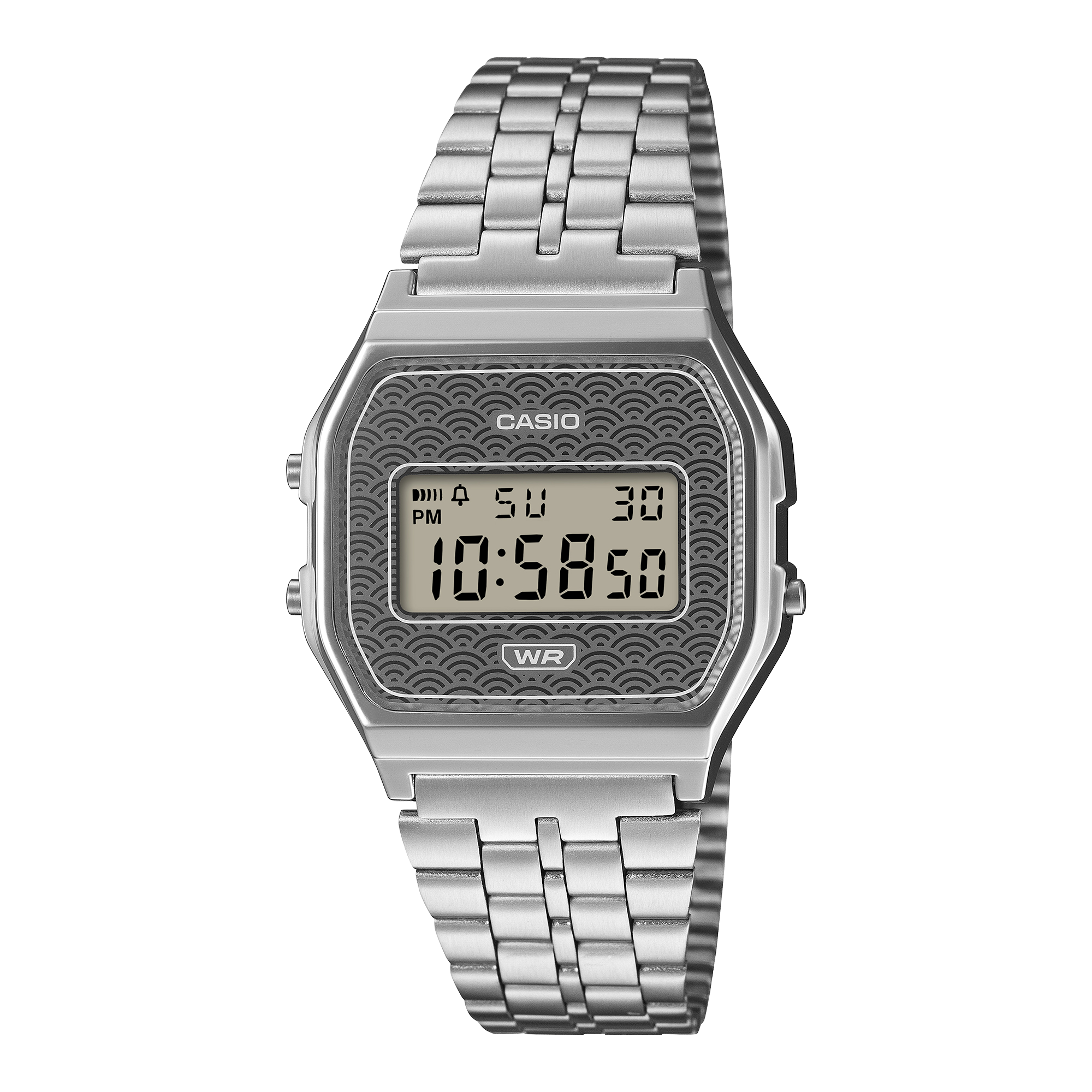 Casio Vintage A159WEVJ-7 silver digital watch