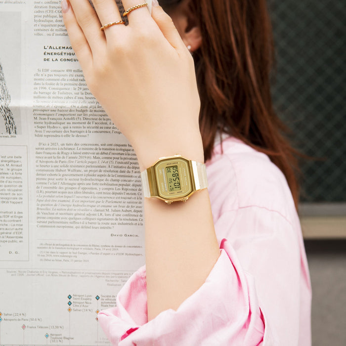 Casio Vintage A168XESG-9A Gold Digital Watch