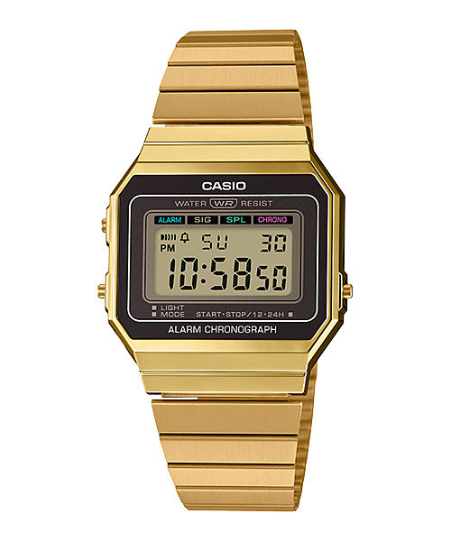 Casio Vintage A700WG-9A gold digital watch