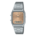 Casio Vintage AQ-230A-4AMQY orange analog-digital watch