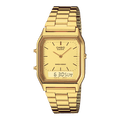 Casio Vintage AQ-230GA-9D gold analog-digital watch