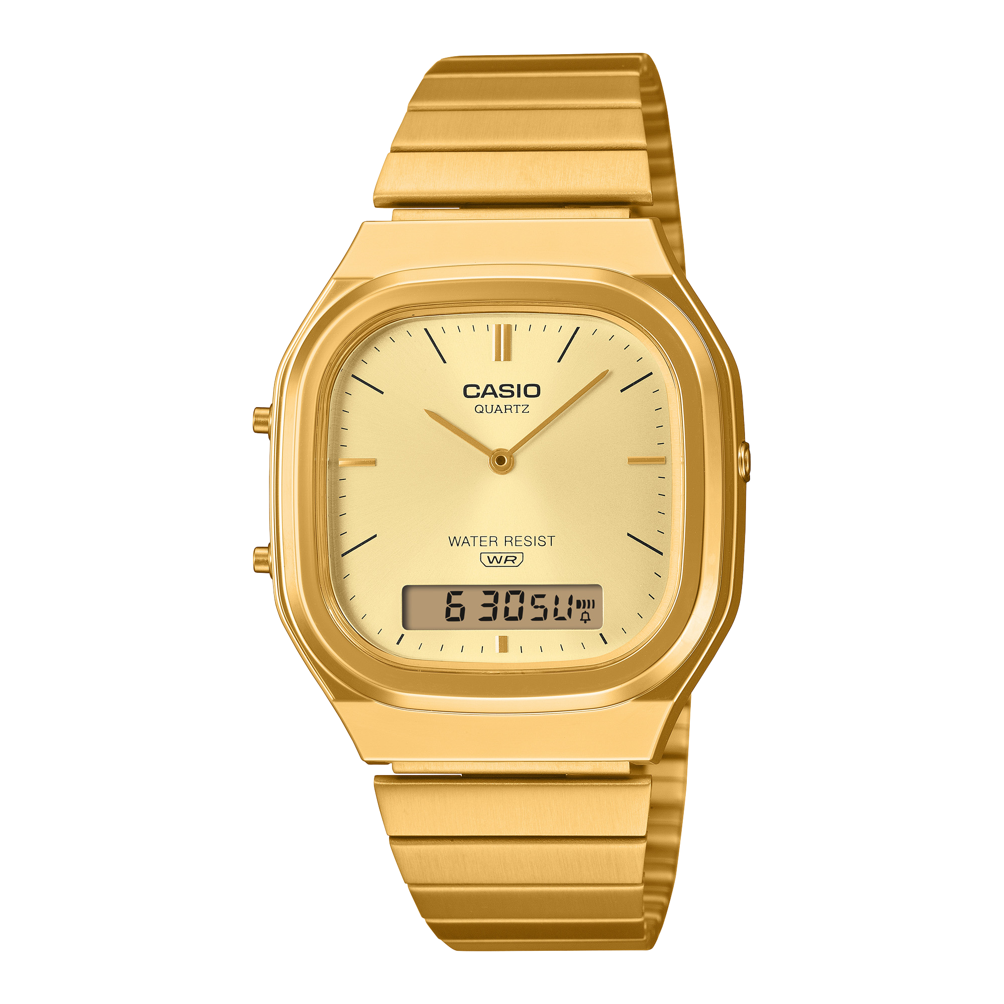 Casio Vintage AQ-240EG-9A gold analog-digital watch