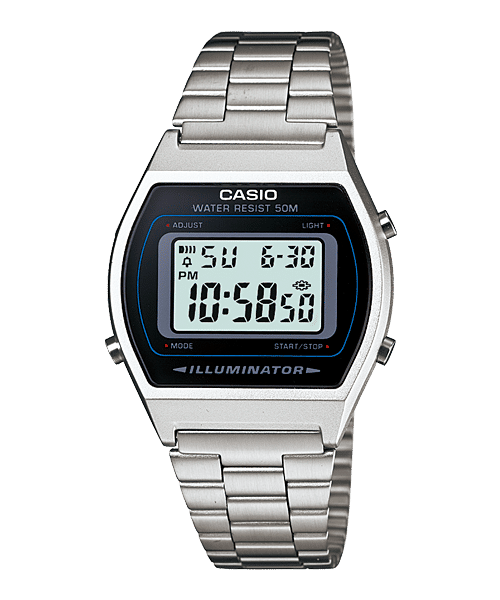 Casio Vintage B640WD-1AV Black Digital Watch