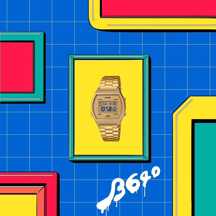 Casio Vintage B640WGG-9 Gold Digital Watch