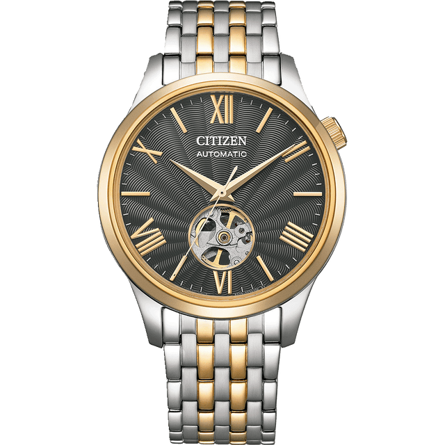 Citizen Mechanical Open Heart NH9136-88H — Grey Dial, 40mm