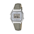 Casio Vintage LA680WEL-8A2 leather band digital watch
