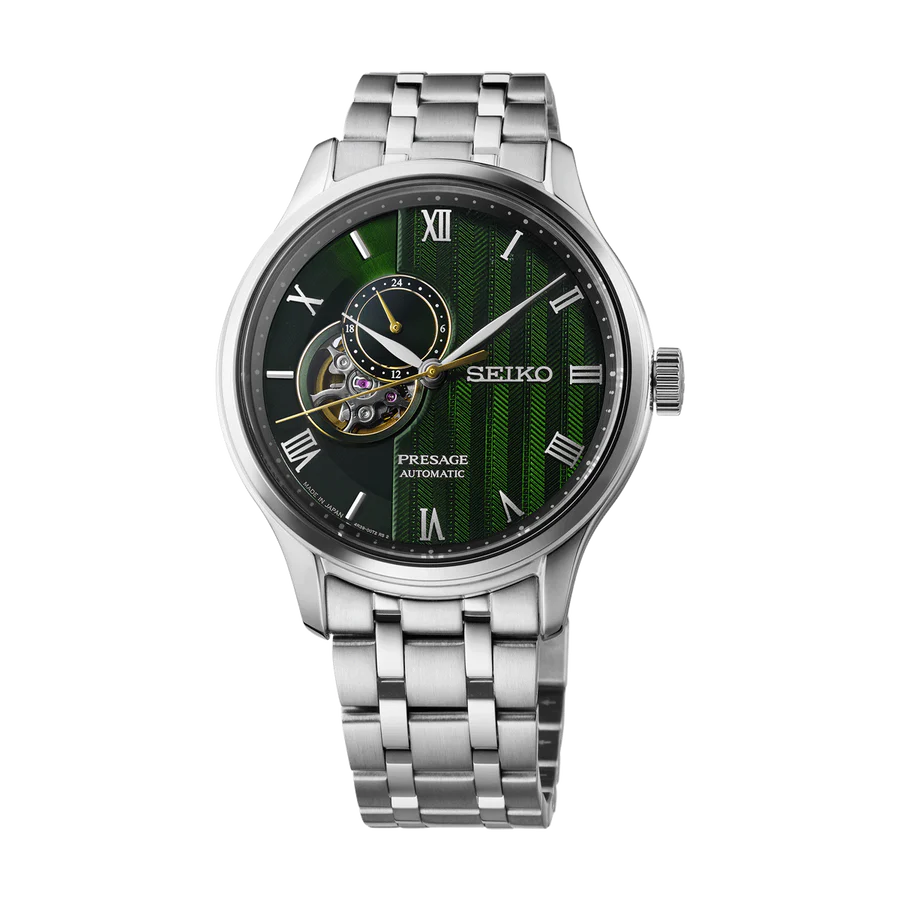 Seiko Presage ‘Japanese Zen Gardens’ in Fern green - SSA463J1